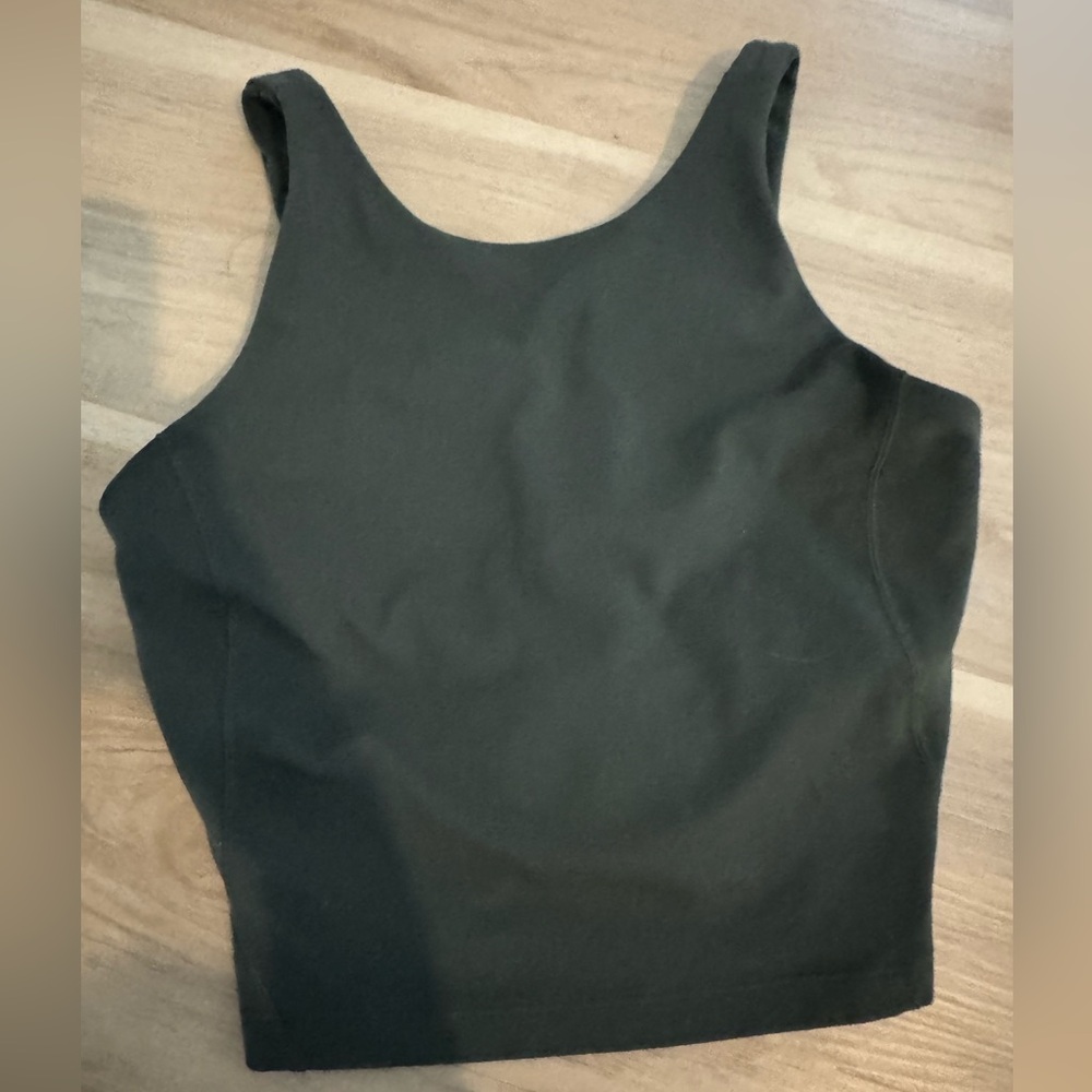 Lululemon High Neck Tank with built in bra